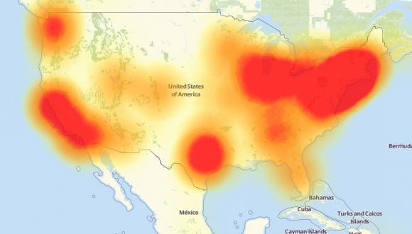 攻撃によるインターネットの停止